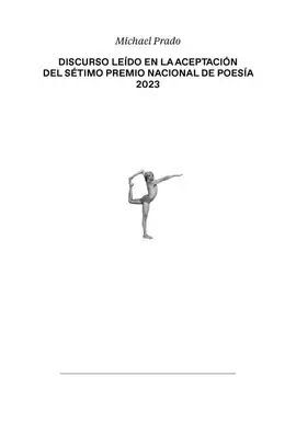 DISCURSO LEÍDO EN LA ACEPTACIÓN DEL SÉTIMO PREMIO NACIONAL DE LITERATURA 2023
