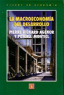 LA MACROECONOMIA DEL DESARROLLO