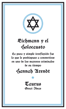 EICHMANN Y EL HOLOCAUSTO,SERIE GREAT IDEAS 14