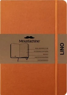 MOUSTACHINE ® CLASSIC LINEN HARDCOVER OCHRE LINED 